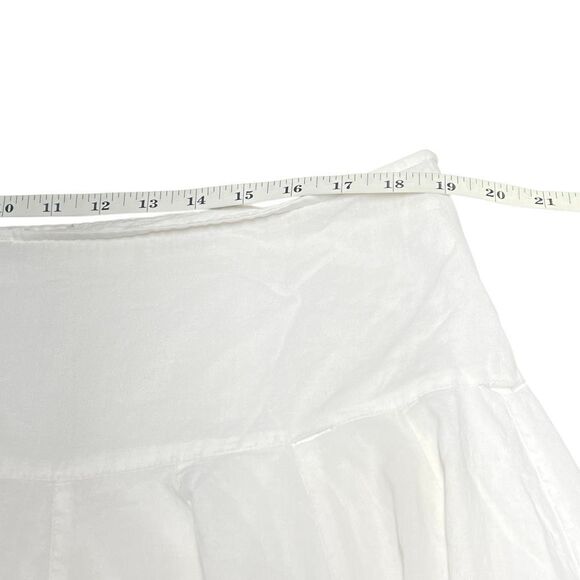 Uniform John Paul Richard Ivory Fit and Flare Tulle Hem Skirt - Picture 5 of 6